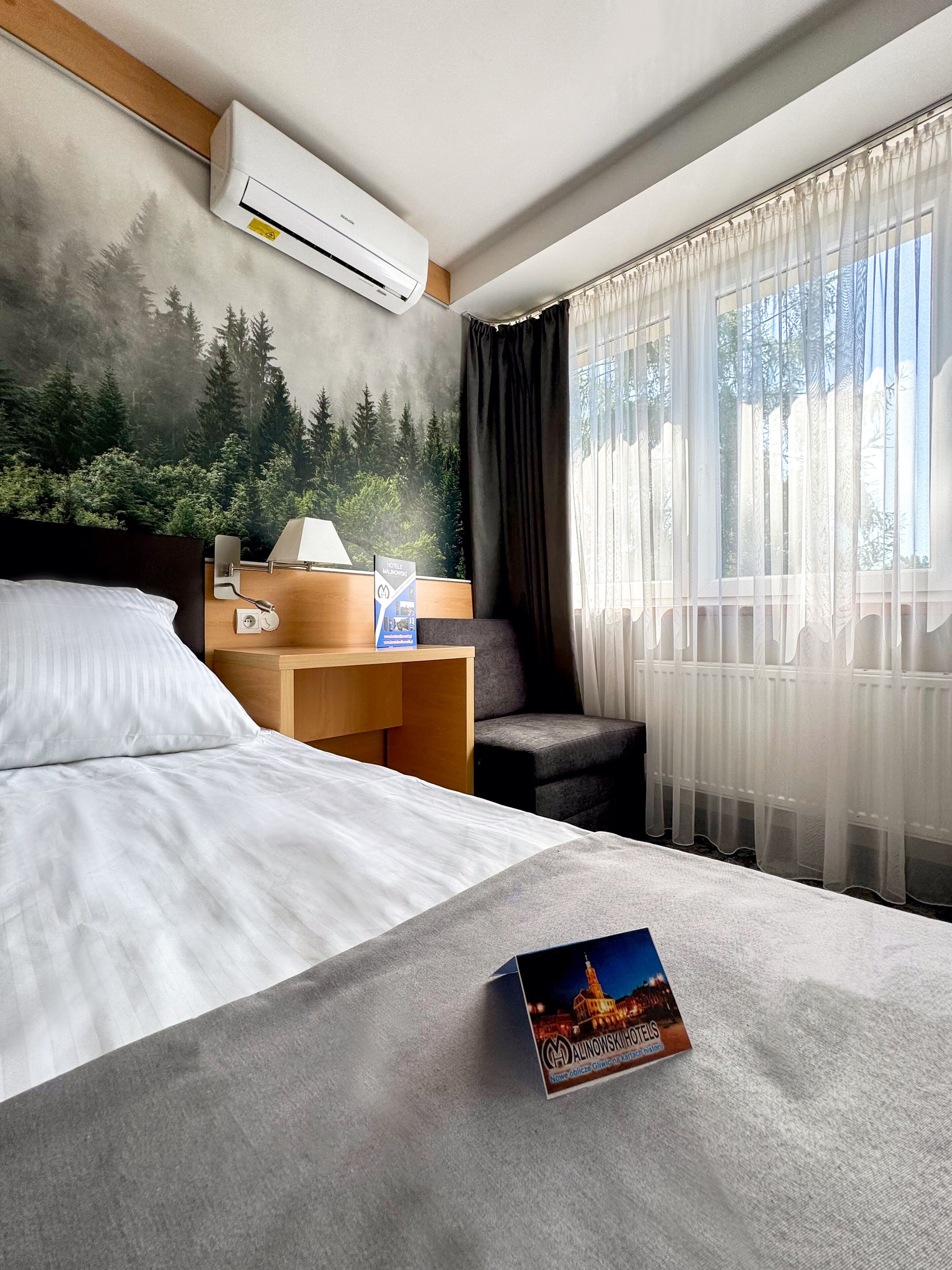 Kamar Single Standar, pemandangan taman | Meja kerja, ruang kerja ramah laptop, dan Wi-Fi gratis