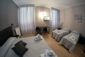Quadruple Room, City View | In-room safe, individually furnished, desk, free WiFi - HOTEL MARCONI (Patti)