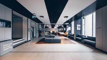 Sala de estar en el lobby