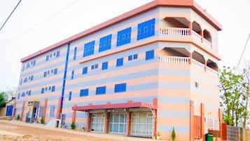 Majoituspaikan julkisivu