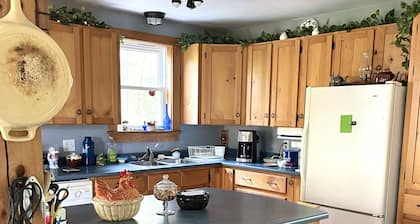 Woodland Bell Tent, Glamping near Fredericton, NB!