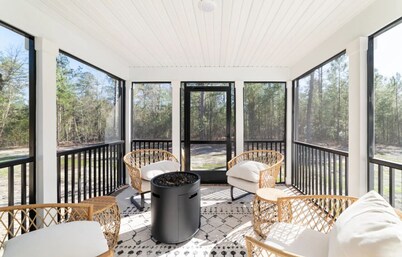 New Inner Banks Home: Private, Water Access, Master Suite, Sleeps 10, 2.5 Acres
