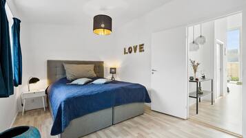 4 soveværelser, strygejern/strygebræt, weekendseng, gratis Wi-Fi