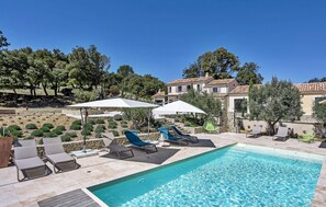 Et oppvarmet basseng