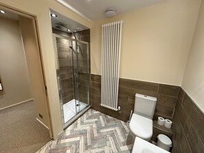 Hair dryer, towels