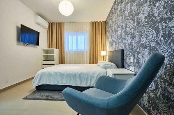 2 sovrum, strykjärn/strykbräda, wi-fi och sängkläder