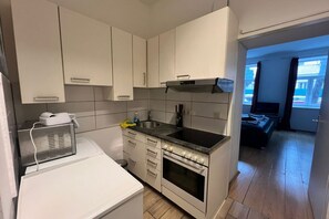 Microwave, oven, stovetop, toaster