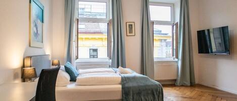 1 chambre, bureau, Wi-Fi gratuit, draps fournis