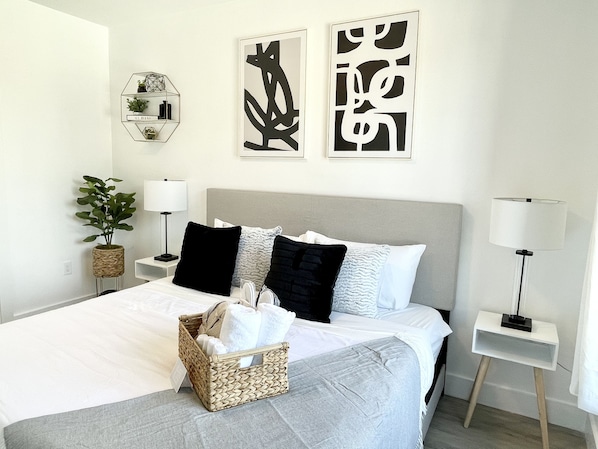 1 chambre, fer et planche à repasser, Wi-Fi gratuit, draps fournis