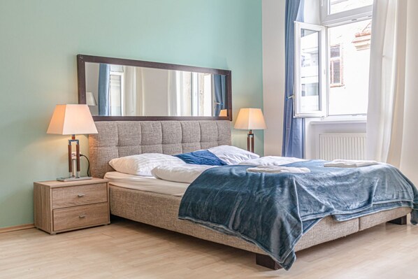 2 bedrooms, WiFi, bed sheets