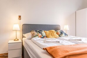 1 makuuhuone, silitysrauta/-lauta, ilmainen Wi-Fi, vuodevaatteet