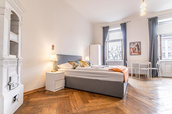 1 Schlafzimmer, kostenloses WLAN, Bettwäsche