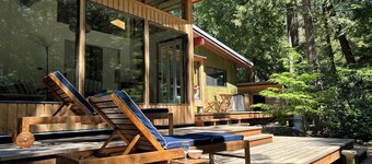 Huckleberry Hideaway - an idyllic off-grid cabin on Savary Island, BC. Canada.