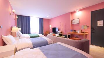 Individually decorated, free WiFi, bed sheets