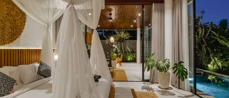 Villa, 1 Schlafzimmer | 1 Schlafzimmer, Schreibtisch, kostenloses WLAN, Bettwäsche