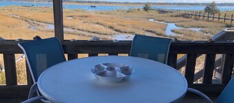 Riptide’s Crossing:  A waterfront getaway w/deep water dock and incredible views