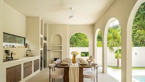 Deluxe Villa, 3 Bedrooms | Private kitchen