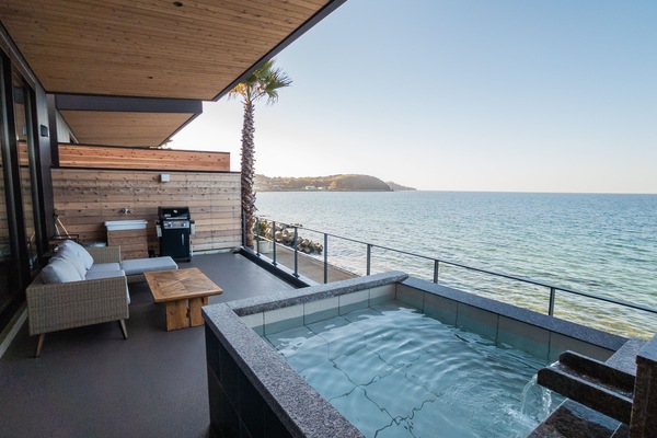 Deluxe 1 Bed Room Villa 103 with Open-air Bath, No dogs allowed, Non Smoking | Terrace/patio