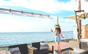 Executive 2 Bed Room Villa 108 with Open-air Bath, No dogs allowed, Non Smoking | Terrace/patio