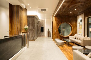 Sala de estar en el lobby