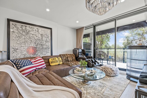 55-inch TV with cable channels