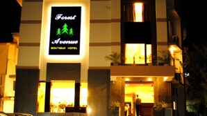 A hotel named 'Forest Avenue Boutique Hotel' with a sign featuring trees and the word 'Boutique'. - Hotel Forest Avenue (Dehradun)