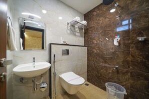 Ducha, secador de pelo, toallas