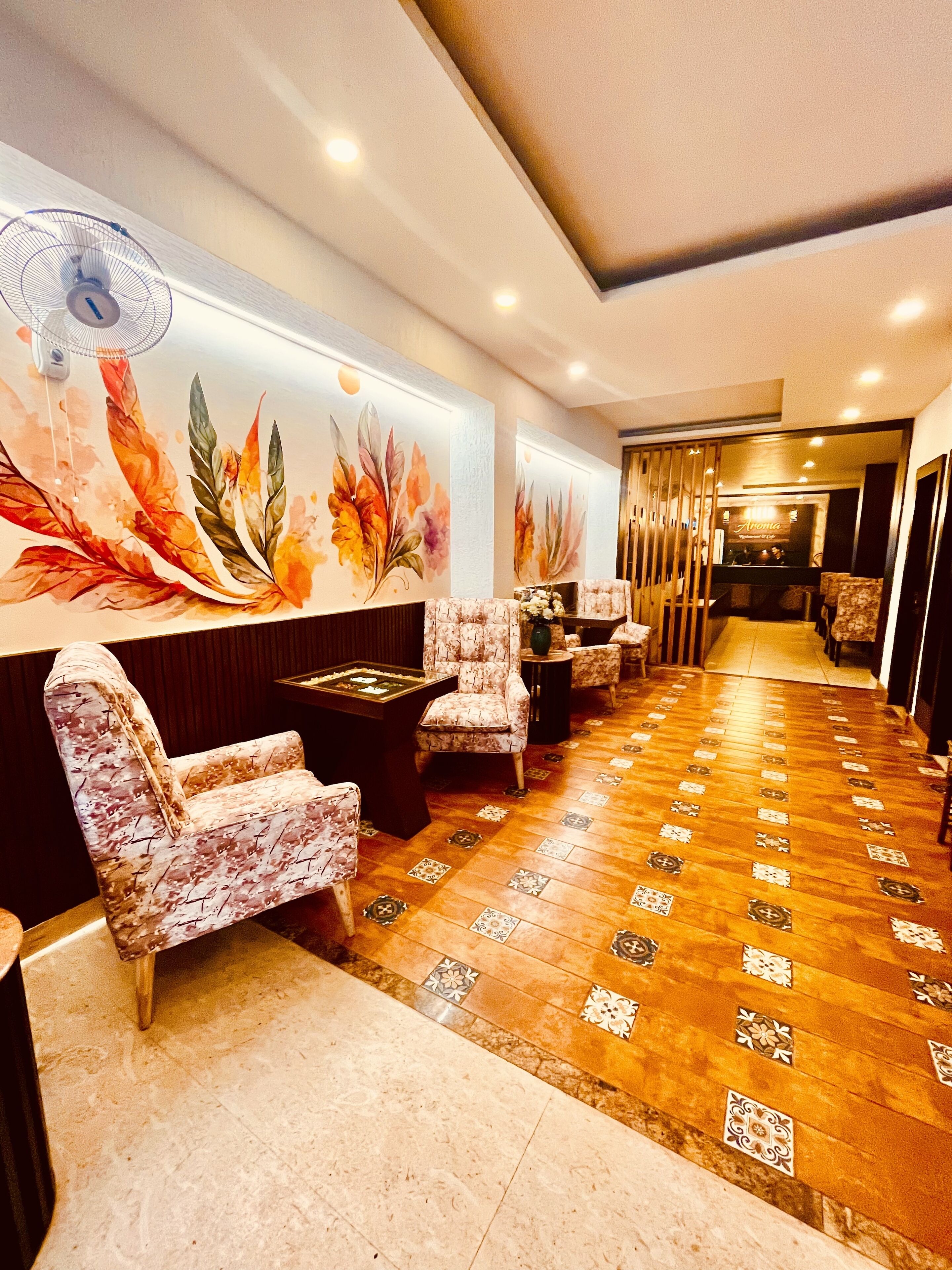 Sala de estar en el lobby