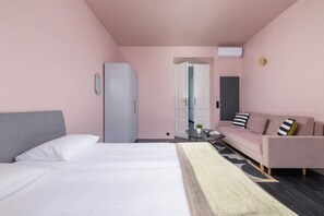 Apartment, 1 Schlafzimmer, 2 Bäder | 1 Schlafzimmer, Bettwäsche