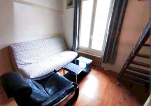 Living area - Appartement Mouffetard (Paris)