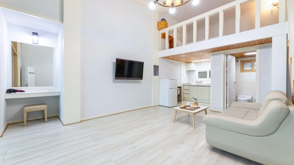 Quarto básico, 1 quarto (A Cozy(Spa,BBQ)) | 1 quarto, Wi-Fi de cortesia