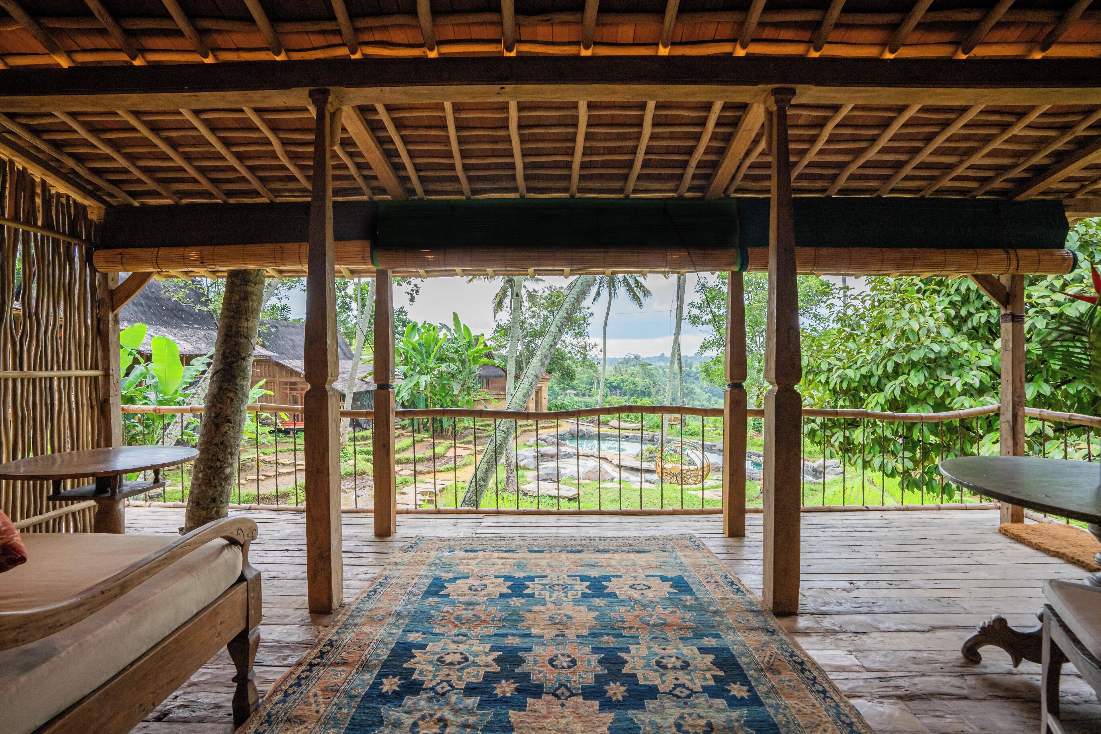 Kelapa House - One Bedroom Suite Ricefield View | Balcony view