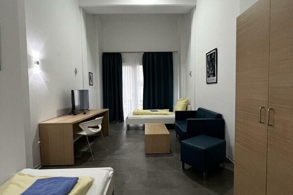 1 غرفة نوم وواي فاي وملاءات أسرّة