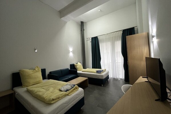 1 غرفة نوم وواي فاي وملاءات أسرّة