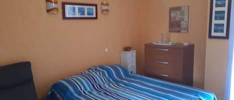 1 bedroom, iron/ironing board