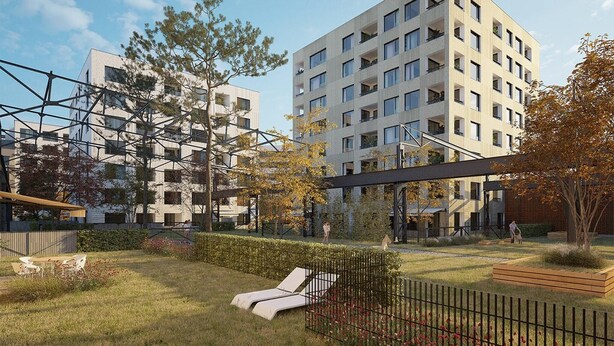 Appartement, 2 slaapkamers, roken, balkon | Terrein van de accommodatie
