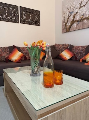 Smart TV - Appart RDJ vue sur mer Asilah Marina Golf (Asilah)