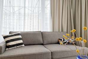 Apartment, 1 Bedroom, Smoking | Living room - Modern Apartments In Holešovice (Prague)