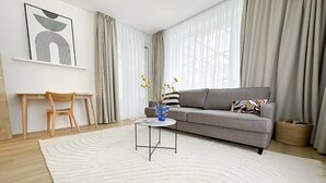 Departamento, 1 habitación, para fumadores | Sala de estar