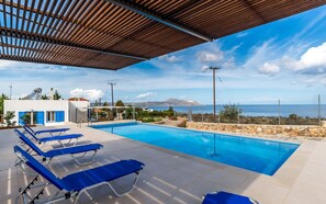 Outdoor pool - Brand new Villa Kara Mia (Kokkino Chorio Vamos)