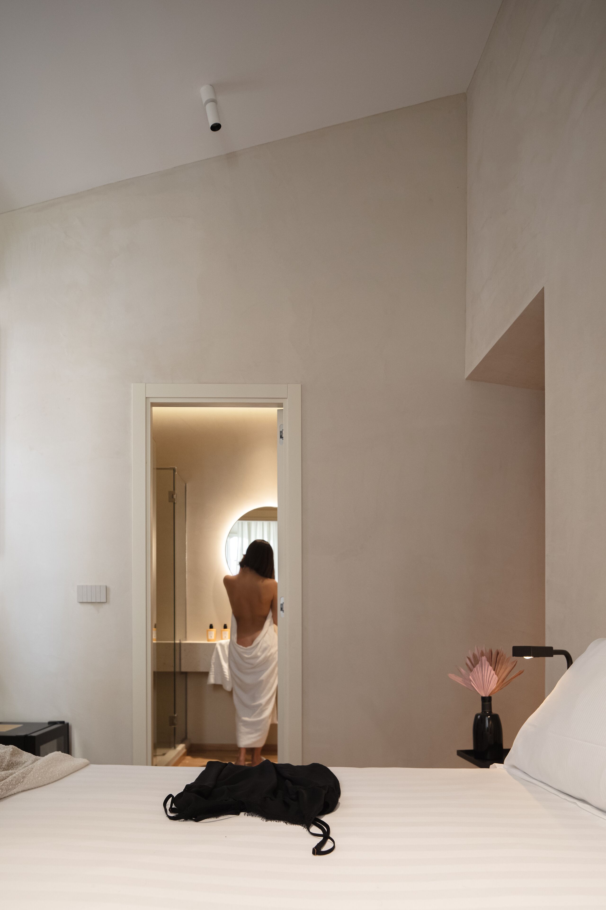 Hair dryer, bathrobes, slippers