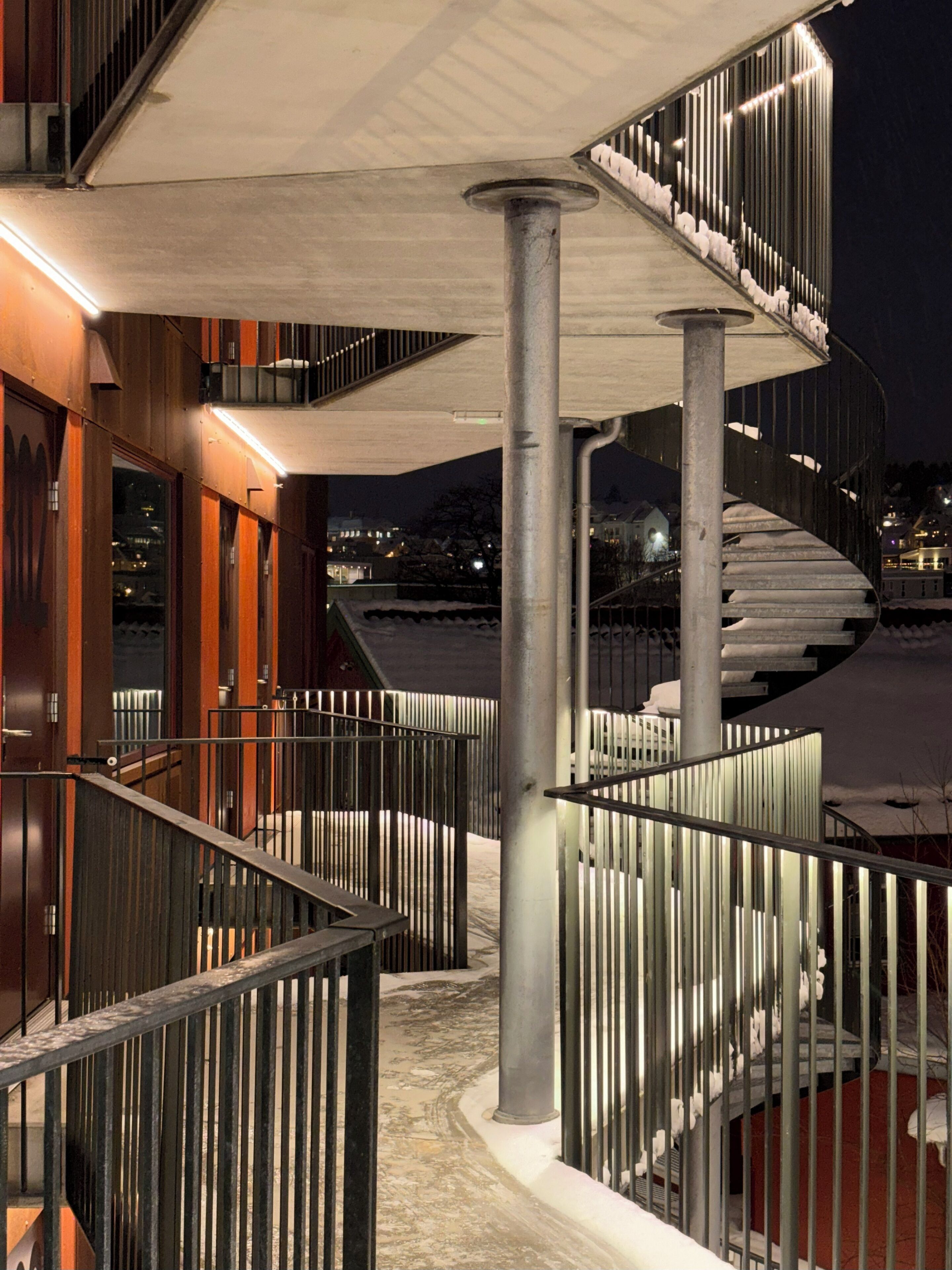 Majoituspaikan julkisivu