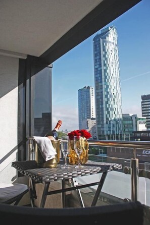 City Apartment, 1 Bedroom, Balcony, City View | Balcony