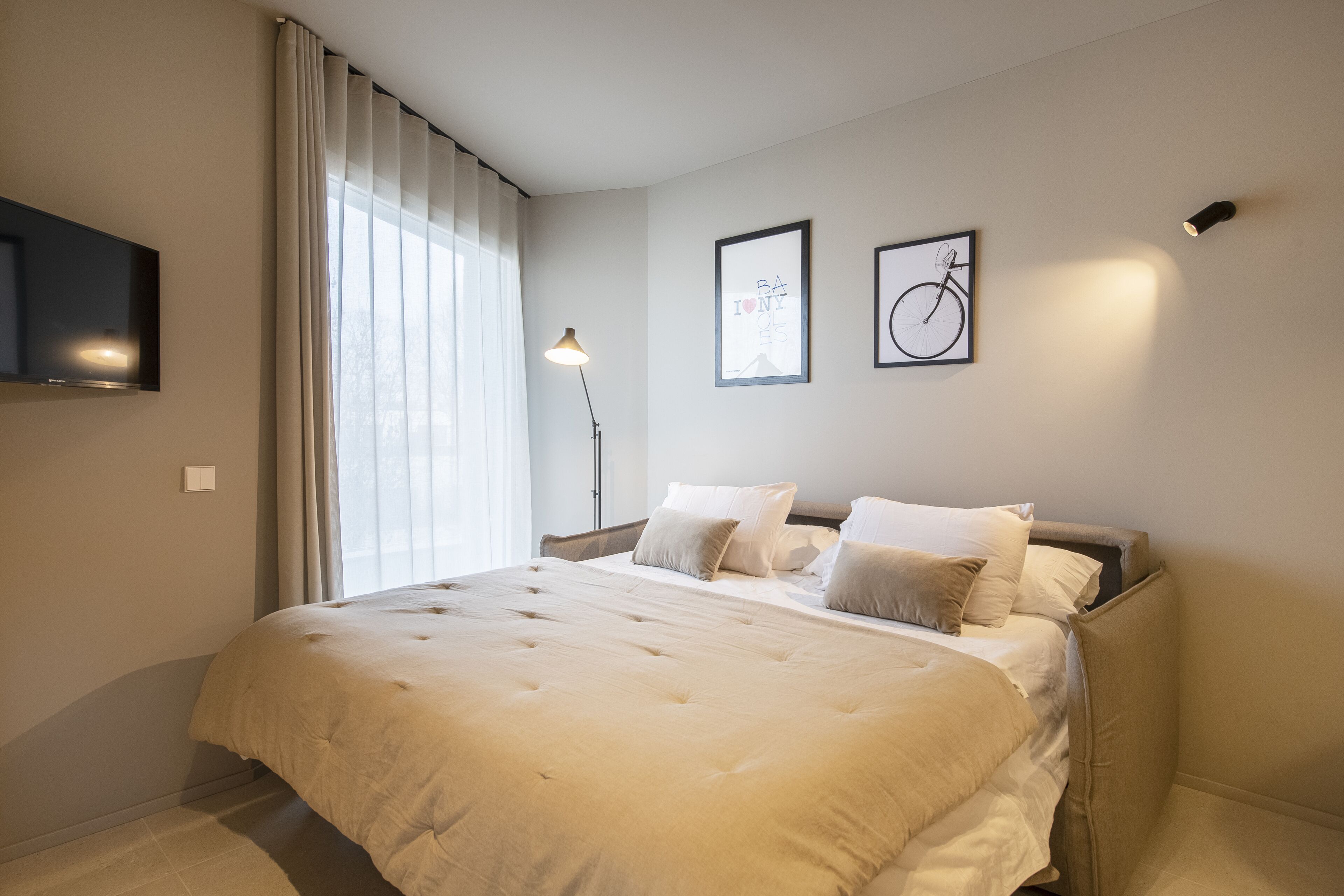 Căn hộ Tiêu chuẩn, nhiều giường | 1 phòng ngủ, két bảo mật tại phòng, màn/rèm cản sáng, phòng cách âm 