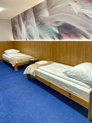 Habitació amb dos llits individuals Deluxe | Roba de llit hipoal·lergògena, decoració individual i escriptori 