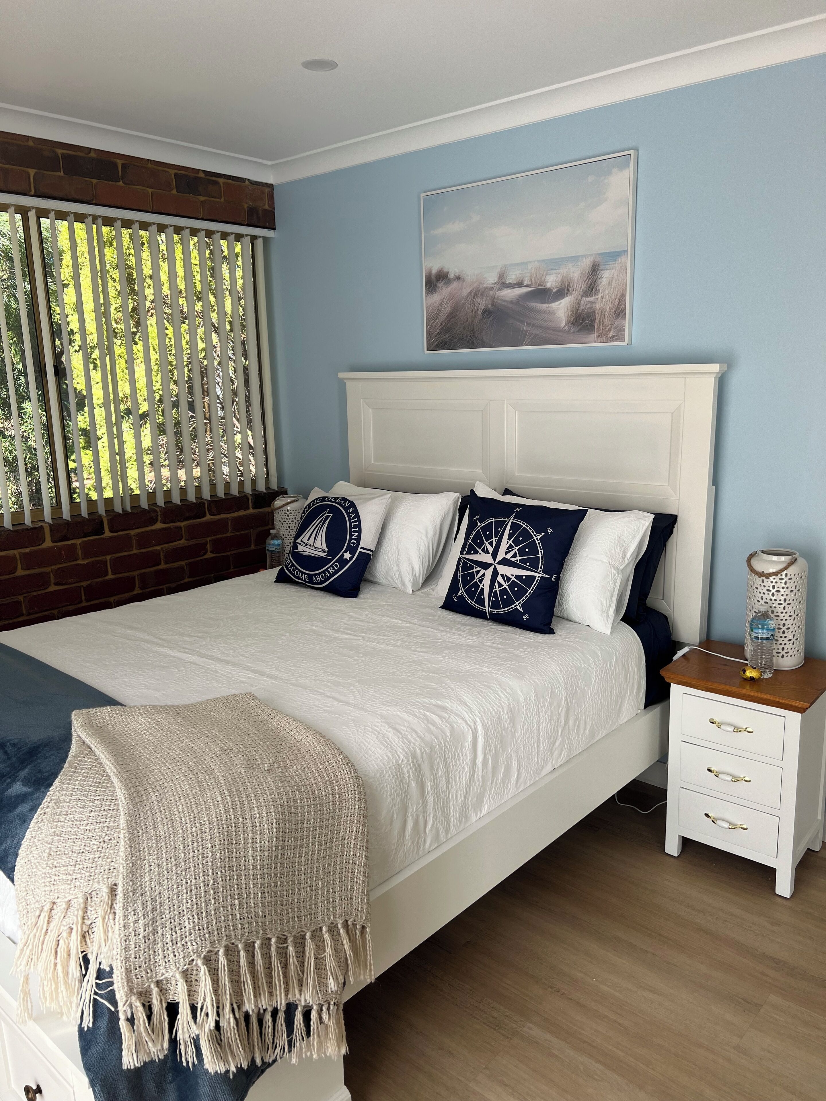 1 bedroom, iron/ironing board, bed sheets