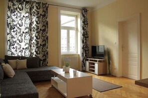 Living area - Apartment für 4 Personen, 1 Schlafzimmer, Inkl. Reinigungsgebühr 35 (Wien)