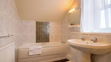 Free toiletries, hair dryer