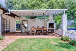 Apartment, 1 Bedroom, Smoking, Garden View | Outdoor dining
