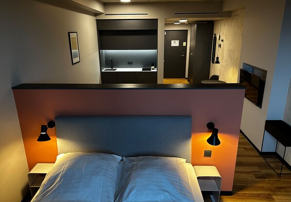 Microwave, stovetop, dishwasher, electric kettle - ipartment Leverkusen @HOME by Best Western (Leverkusen)